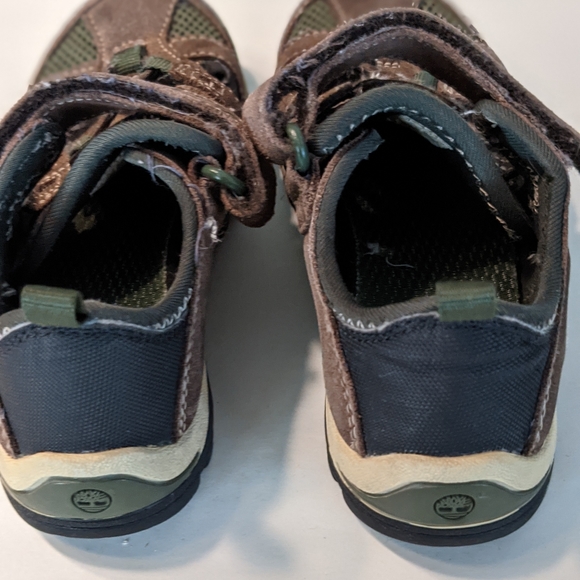 Timberland Toddler brown/olive green fisherman / water shoe.  size:. 11 - Picture 6 of 16